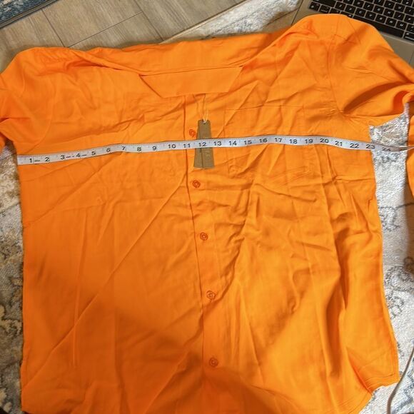 NWT SKIMS coverups long button up shirt OVERSIZED - Picture 5 of 6